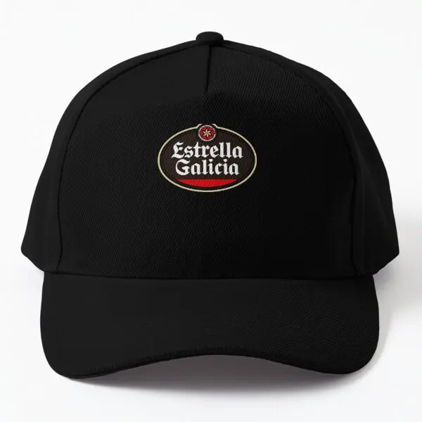 Estrella Galicia Beer Spain  Baseball Cap Hat Summer Sun Boys Snapback Fish Black Bonnet  Women Sport Hip Hop Casquette Outdoor