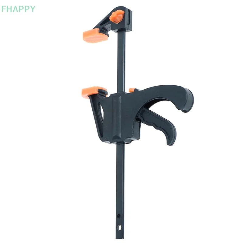 Clip fijo de 4 pulgadas, barra de carpintería, abrazadera F, agarre de liberación de trinquete, herramienta de carpintero manual DIY, abrazadera para proyectos de pegado