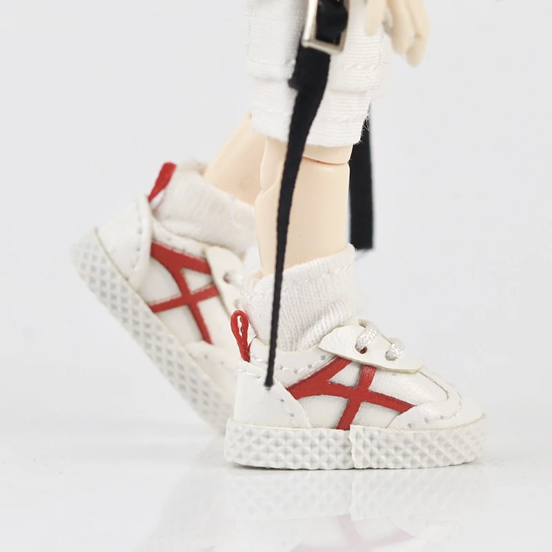 Ob11 دمية أحذية رياضية خارجية موضة دمية أحذية تزلج مع رباط الحذاء لـ P9 P10 Penny، Ob11، Obitsu 11، Holala، Gcs Doll #3