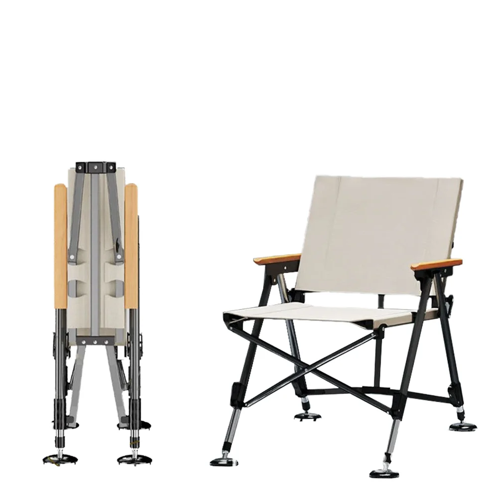 

Portable Folding Camping Kermit Chair with 3-Position Adjustable Backrest for Picnic Fishing Park Gym Outdoor Activities