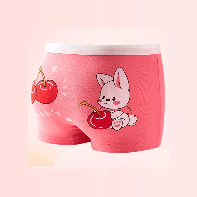 Girls Underwear Little Girl Boxer Shorts 2-14 Year Student Princess Cartoon Panties Cotton Breathable Children Boxer Underpants