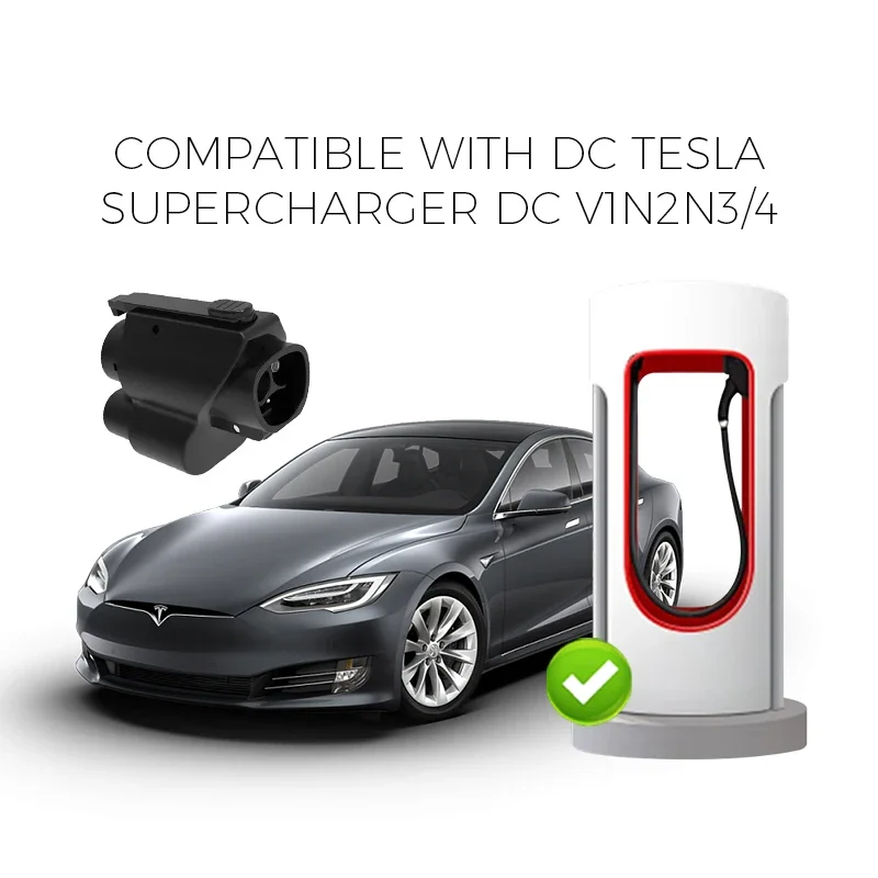 تيار مستمر مهايئ شاحن سريع موصل ل تسلا شاحن فائق NACS إلى CCS محول 300A 1000 فولت Vo rtex التوصيل CCS1