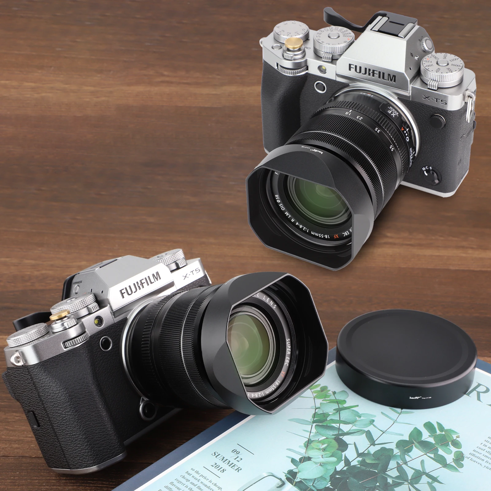 Haoge-lente de baioneta para fujifilm xf, câmera com lentes especiais para fuji xf, 18-55mm, lentes ornamentais e lentes fujinon xf, 14mm f2.8 r