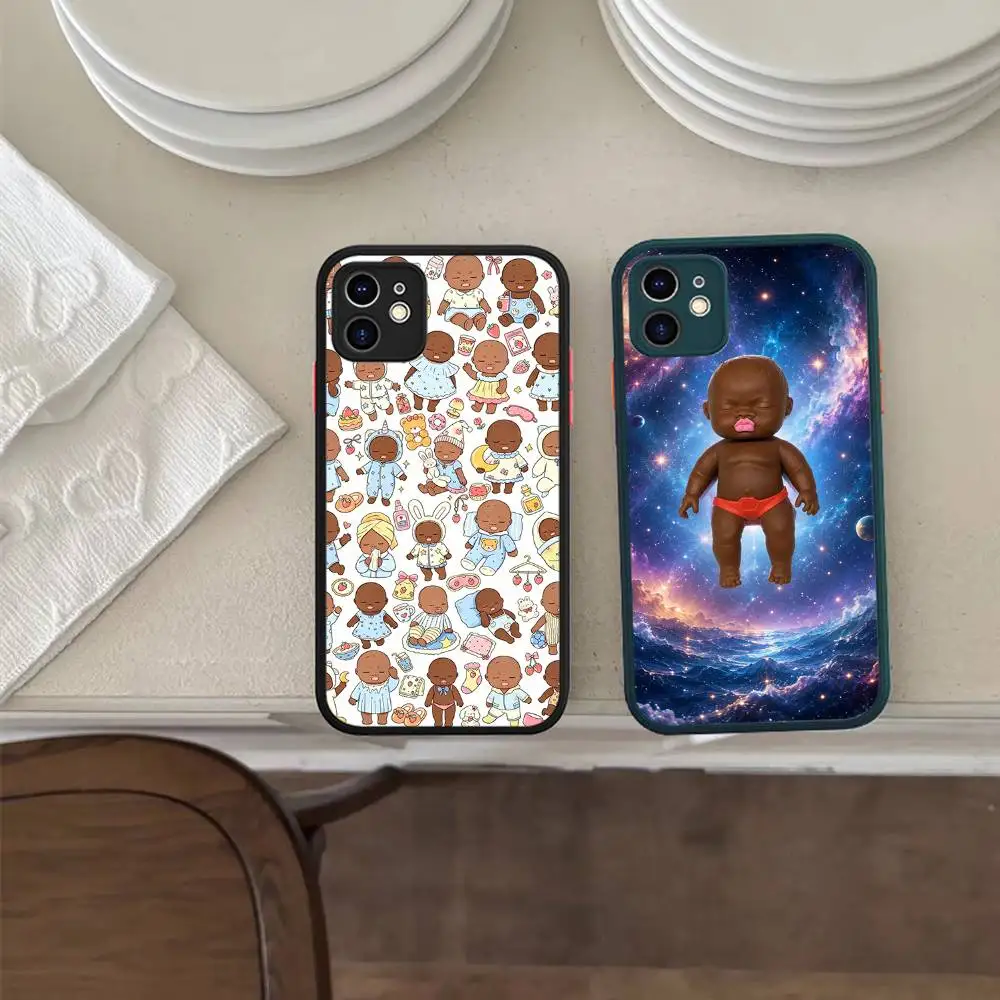 Funda de Silicona Natasha para iPhone 16 15 14 13 12 11 Pro Max Plus X XS MAX, Carcasa Mate Antigolpes