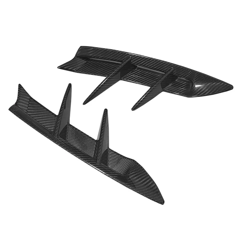 

MRD для Supra A90 A91 задний бампер Canard из углеродного волокна, вентиляционные отверстия для заднего бампера из настоящего сухого углеродного волокна для замены обновления.