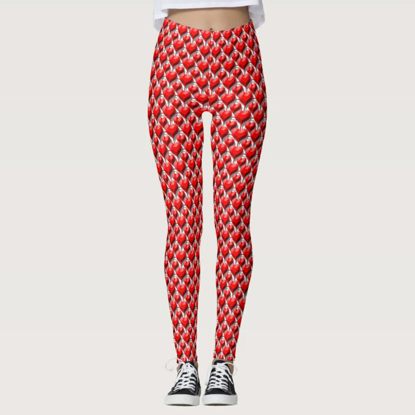 Valentine's Day Women Custom Valentine's Day Printed Pants Custom Leggings For Leggings Running Gift For Lovers Couple Clothes