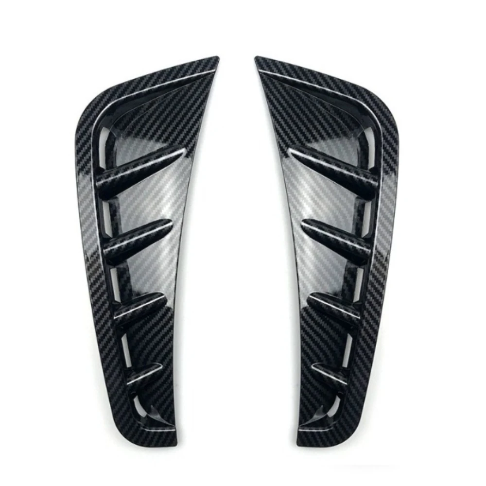 Convient à Mercedes-Benz Classe C W205/C180L/C260L 2019 + Canards d'admission d'air de pare-chocs avant Modification extérieure personnalisée mise à niveau extérieure