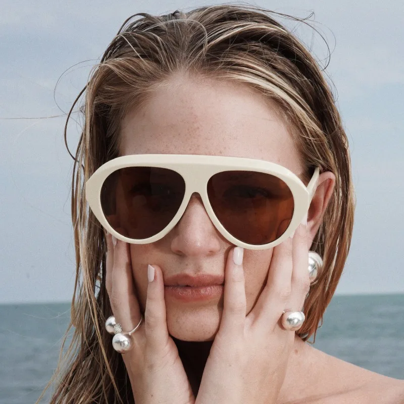 

Fashion Classic Pilot Sunglasses Women Outdoor Travel UV400 Protective Glasses Acetate Men Driving Goggles Support Prescription