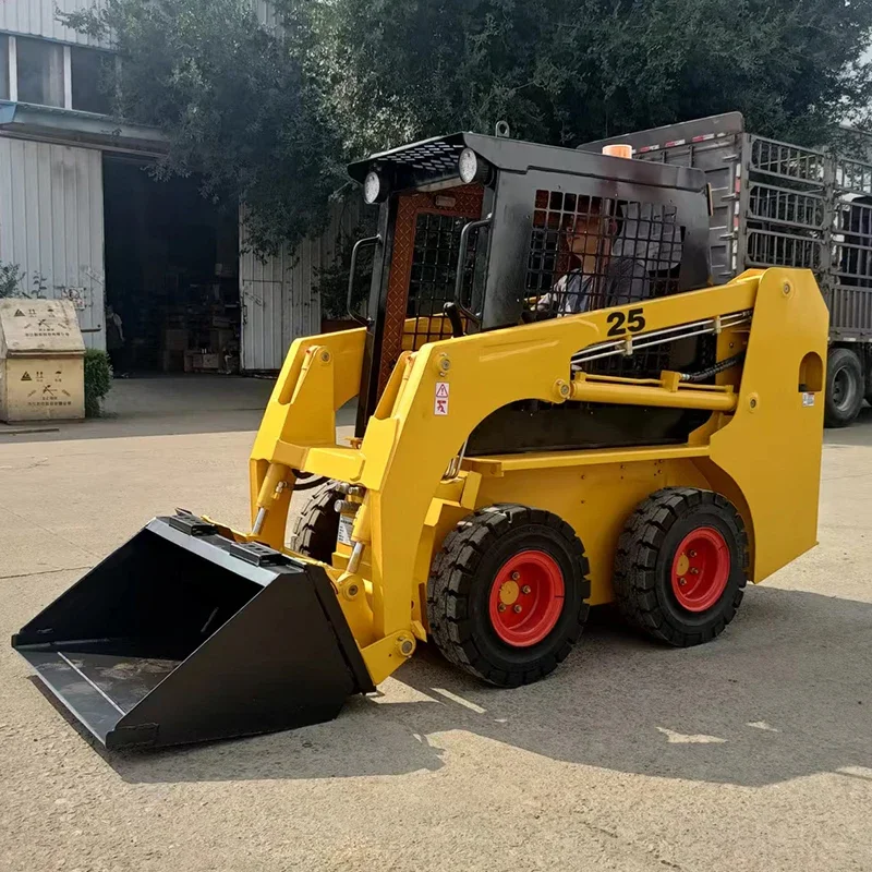 YG CE EPA 950kg New Construction Machinery Equipment Bucket Compact Terrain International Loader Mini Agricultural Skid Steer