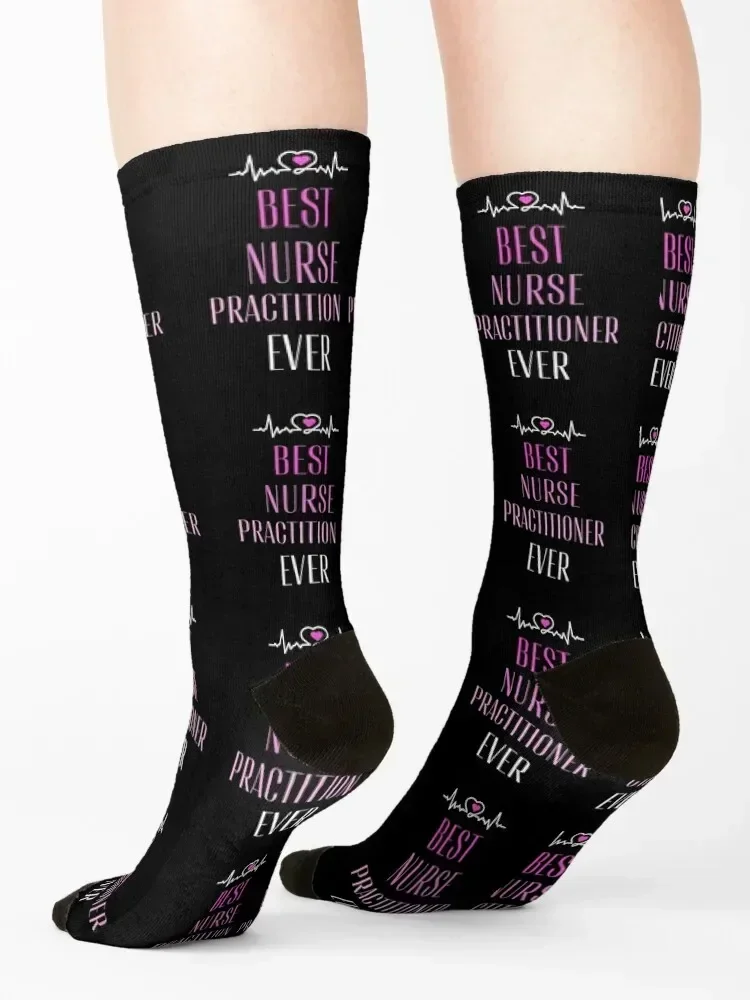best Nurse practitioner ever Socks Soccer snow Christmas luxe Luxury Woman Socks Men's
