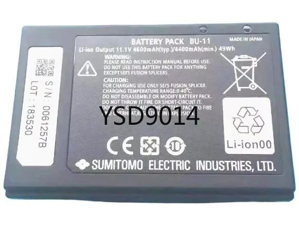 Original Made in Japan Sumitomo BU-11 BU-11S battery for Type-71C Type-81C Type-82C T-71M T-Q101 71C 81C Z1C Z2C Fusion Splicer