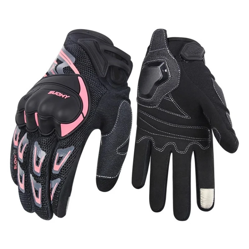 Motorcycle Travel Gloves Spring and Summer Rider Equipment Motorcycle Commuting Gloves Touchable Screen Ventilation Comfortable