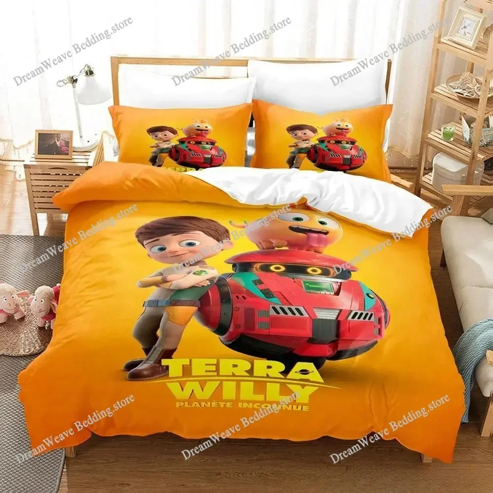 Game Terra Willy Bedding Set Single Twin Full Queen King Size Bed Set Adult Kid Bedroom Duvet Cover Sets 3D Anime Bed Sheet Set5