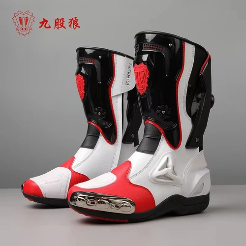 Botas de moto antideslizantes para hombre, zapatos de motociclista, aventura, turismo, Motocross, MTB, botas de moto de cross, accesorios para motocicleta