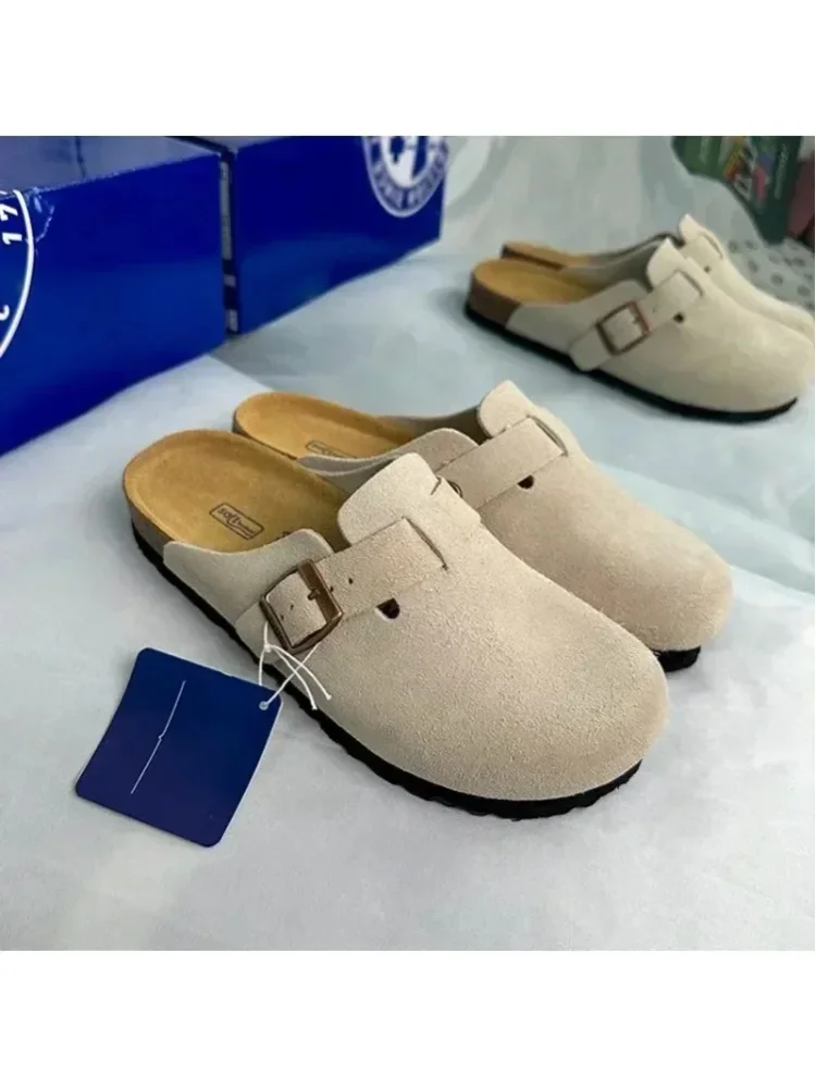 Hochwertige neue Leder-Sandalen für Damen und Herren, modische Sommer-Allround-Sandalen mit weicher Sohle, inklusive Box.