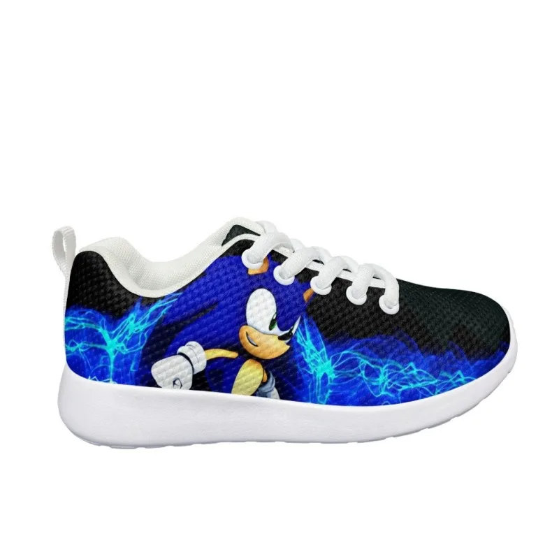 Sonic The Hedgehog Kids Sneakers Anime Cosplay antypoślizgowe miękkie podeszwa malucha buty dziecięce dla chłopców dziewczynka oddychające buty do