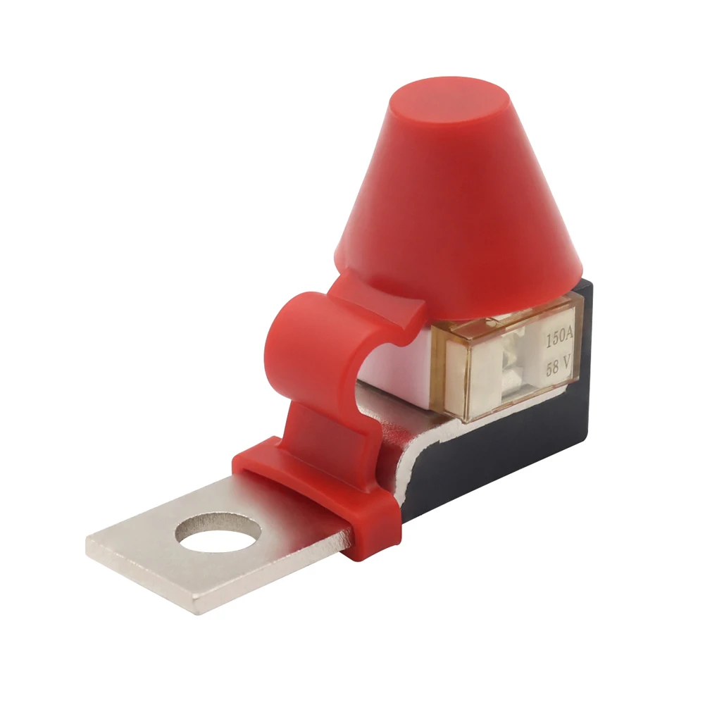 M8 Marine Rated Battery Fuse 30A-300A Fuse Block with 58V Ring Fuse Ignition Protection for Boat Truck for RV Cruise Ship Crane