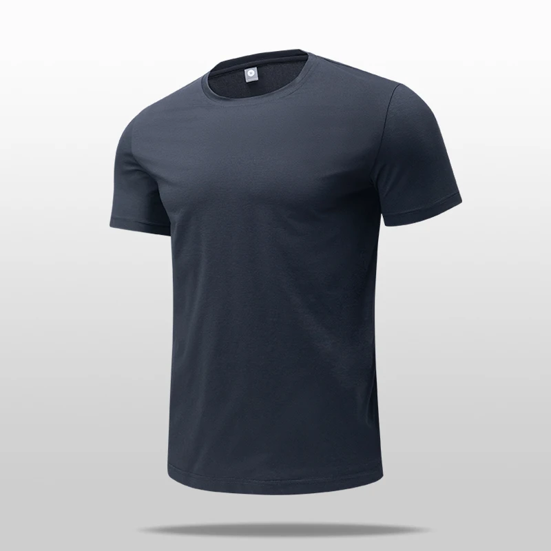 Camiseta respirável de secagem rápida dos homens, confortável, manga curta, casual, leve, tops de ginástica, fitness esportiva, alta qualidade