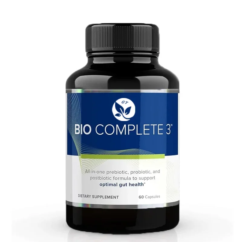 Bio Complete 3- Probióticos, Apoyo Intestinal, 60 Cápsulas Contiene Tributyrina Coagulante Bacillus Sunsiber