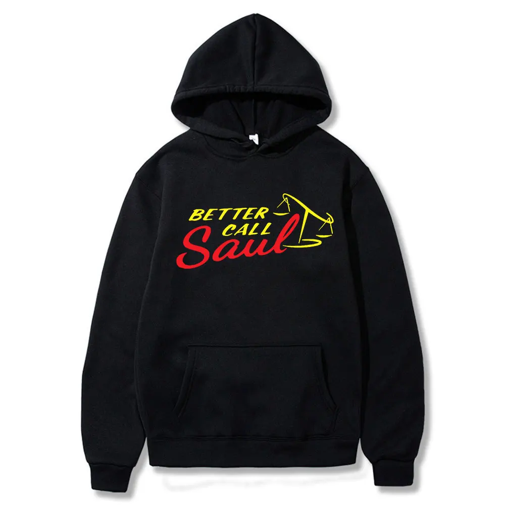 TV Show Breaking Bad Hoodies Men Women Pullover Better Call Saul Logo Printed Sweatshirts Oversized Round Neck Streetwear