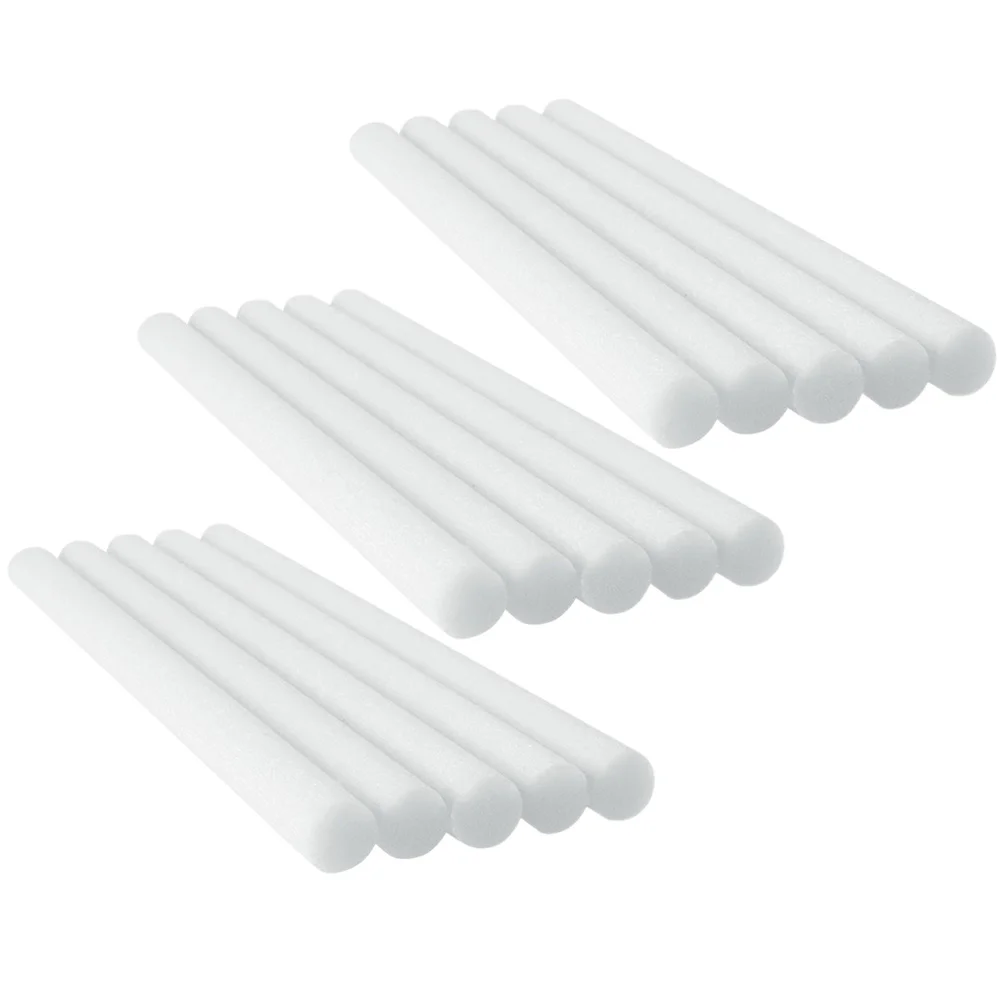 15 Pcs Diffuser Replacement Sticks Aromatherapy Tampons Humidifier White Cotton Travel