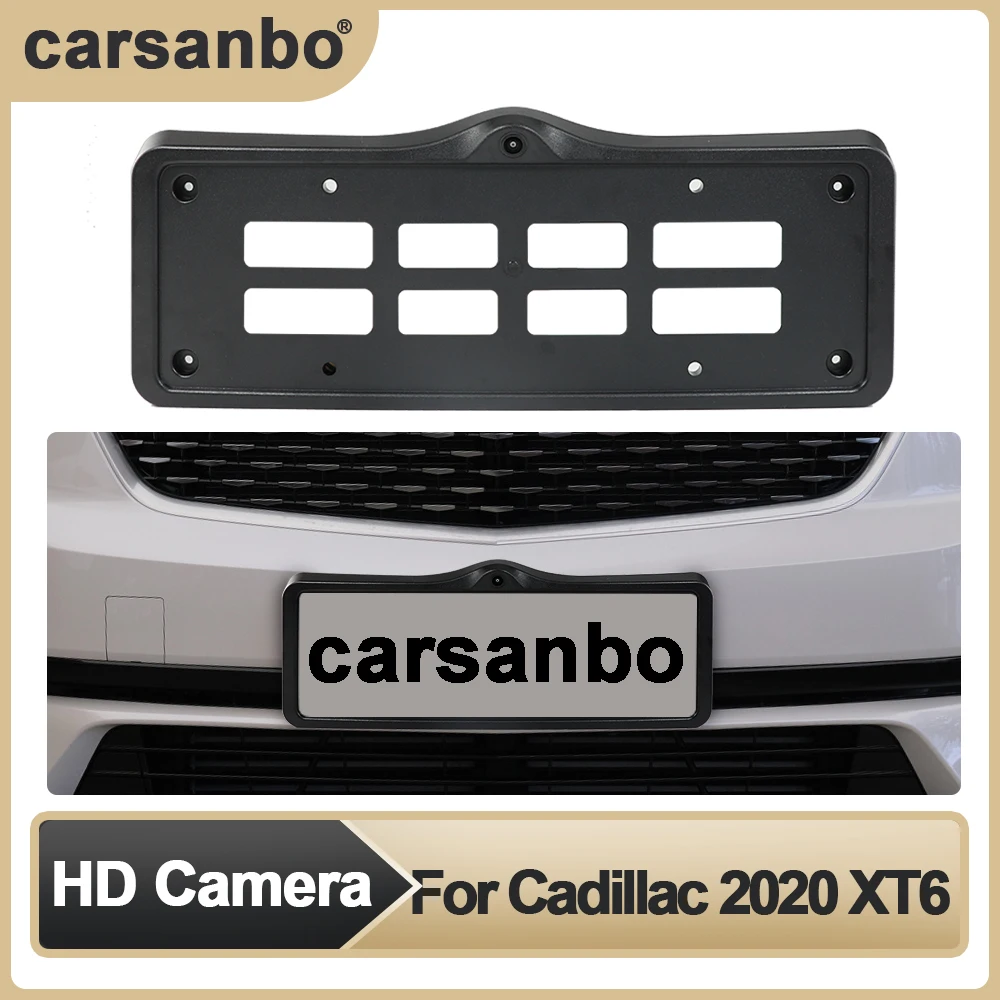 

Carsanbo Car Front View OEM Camera HD Night Vision Camera Fisheye Wide Angle 150° Parking Monitoring System for Cadillac 2020XT6