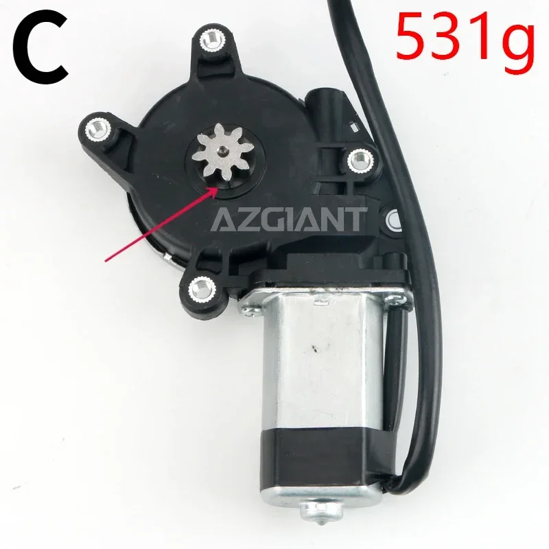 AZGIANT Universal 4 Hole 8 Teeth Car Window Engine DC Motor Electric Glass Lifter Motor DC 12v/24v Auto Parts