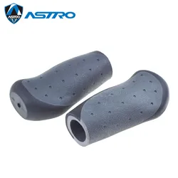 Bike Bicycle Anti-Skid Ahock Absorption Handlebar Grips Glove TPR Rubber Long/Short Ergonomic Streamlined For Caliber 22.2mm