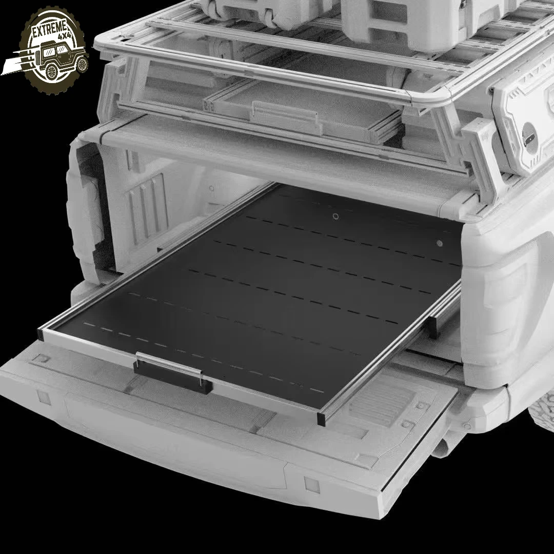 

4x4 Accessories Pickup Truck Bed Slide Tray Cargo Drawers Slide Tray Truck Bed Slide Tray