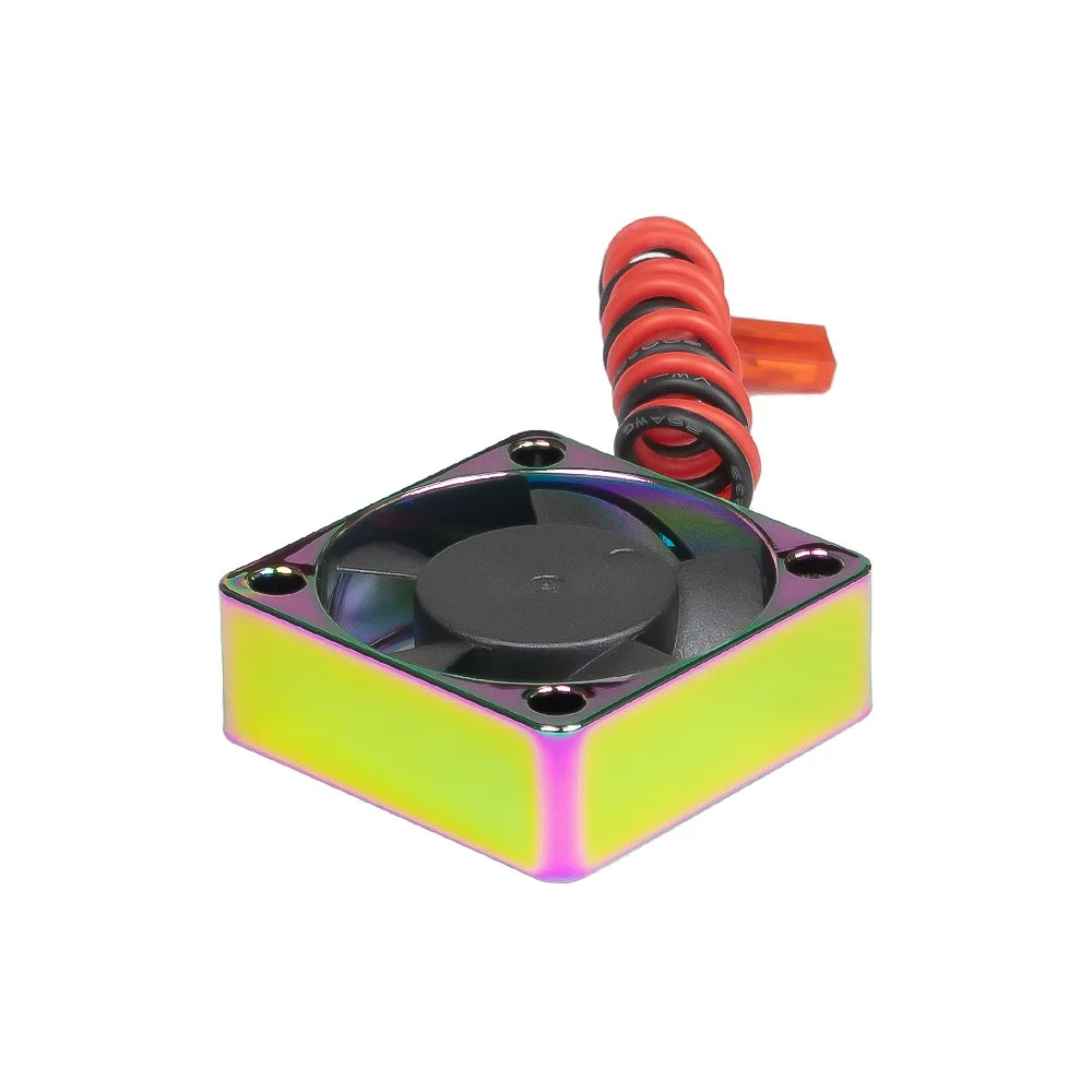 Colorful Heat Dissipation Aluminum Alloy 3010 Fan High Speed Fan 28000RPM for RC Model Motor Electric Tuning Universal