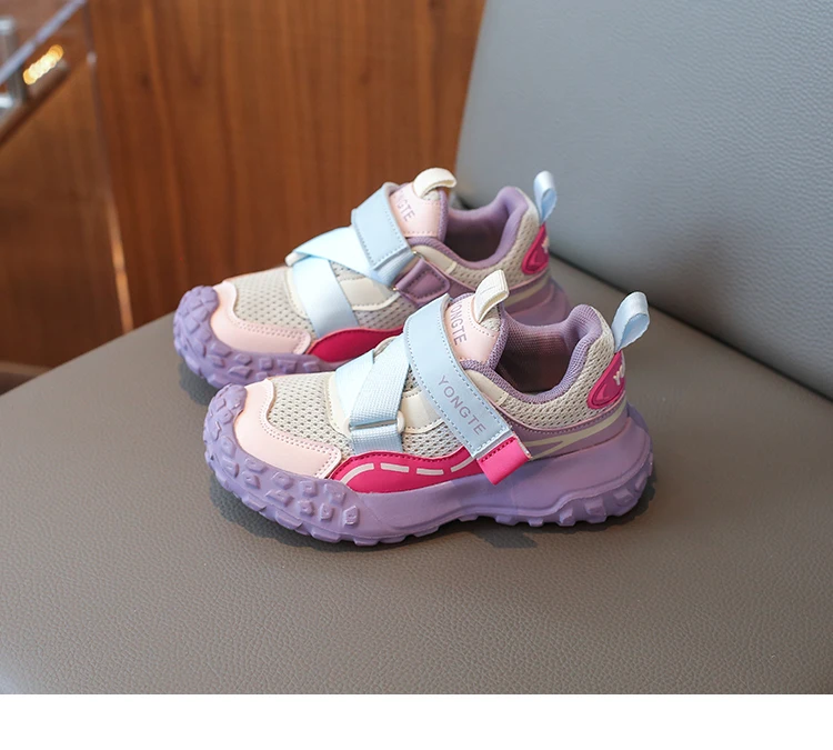 

Toddler Shoes For Girls Breathable Mesh Little Kids Casual Sneakers Non-slip Children Sport Shoes tenis