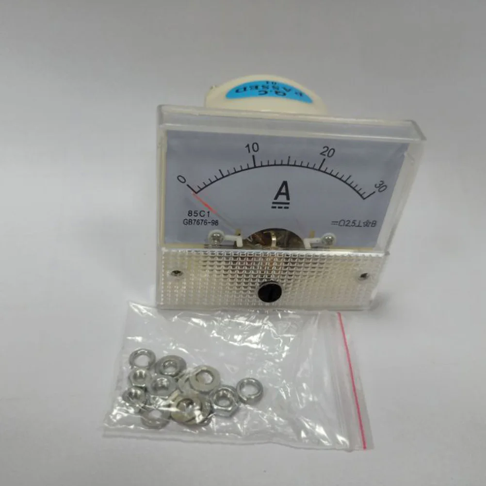 

Dc 30A Analog Panel Meter Accurate Class 2.5 Current Measurement No Shunt Resistor Needed Portable Ampere Voltmeter Pointer Head