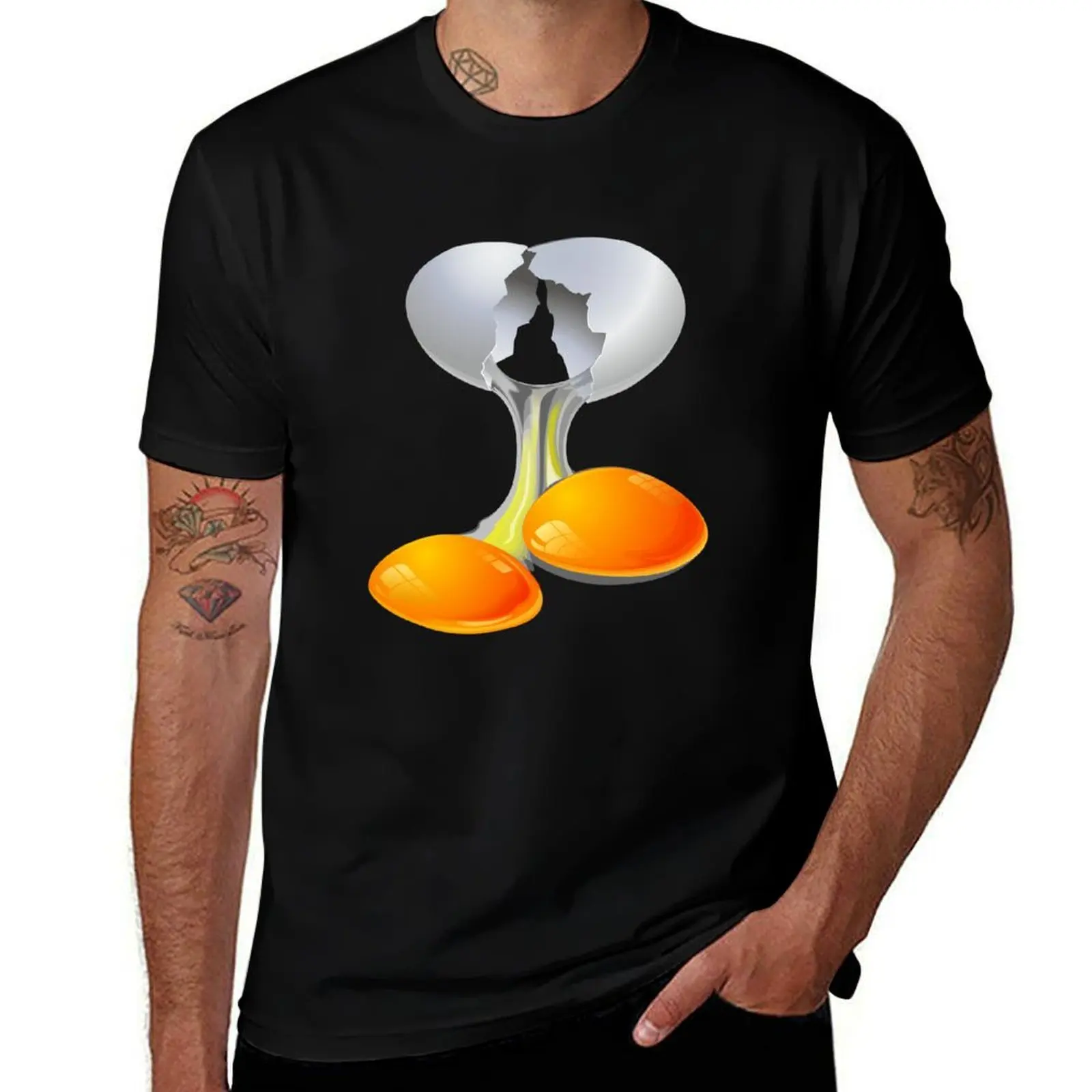 

Two Yolks Egg / Twins / T-Shirt Soft Cotton Print T-Shirt
