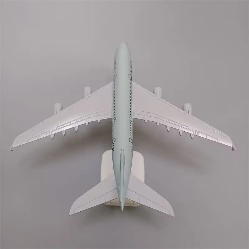 Aviation alloy aircraft model simulation static 20 cm Airbus series Qatar 380 sent to friends collection display