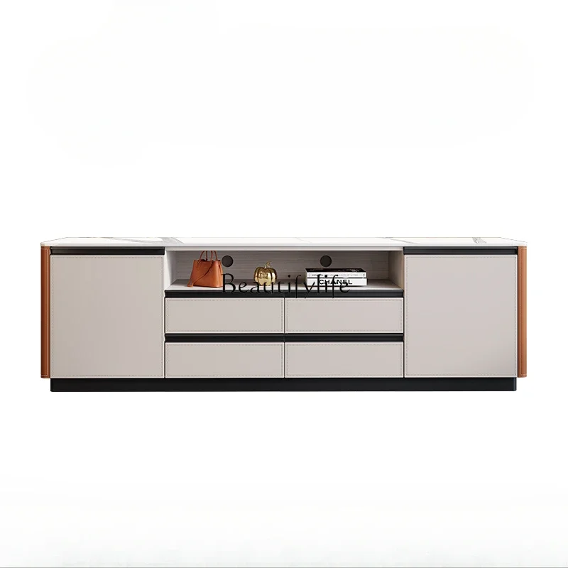 

FG17Light luxury modern home living room solid wood storage bedroom bedside storage chest