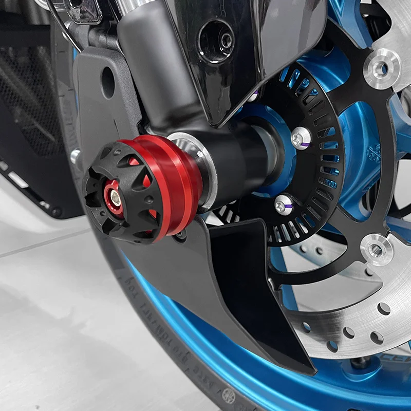 Voor GSR600 GSR750 GSX8S 8R GSXS950 750 1000 GSXR600 GSXR1000 750 GSX1300R Moto Voor- en Achterwielas Sliders Crash Protector
