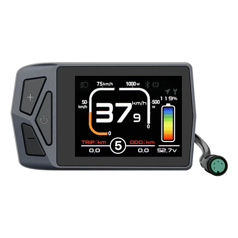Instrument with Bluetooth adapter Bafang central motor BBS HD motor color code meter