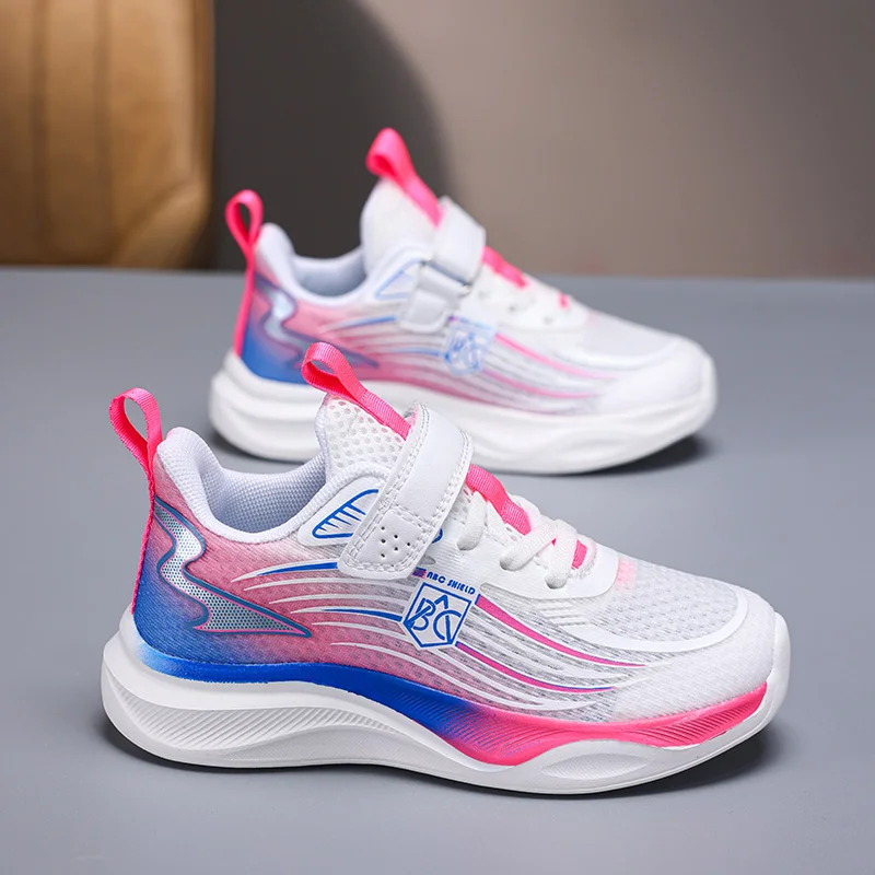 

New Spring Foot Protection Childrens Sports Shoes Classic Racing Fashion Running Shoes Anti Slip Shock-absorbing Casual Shoes