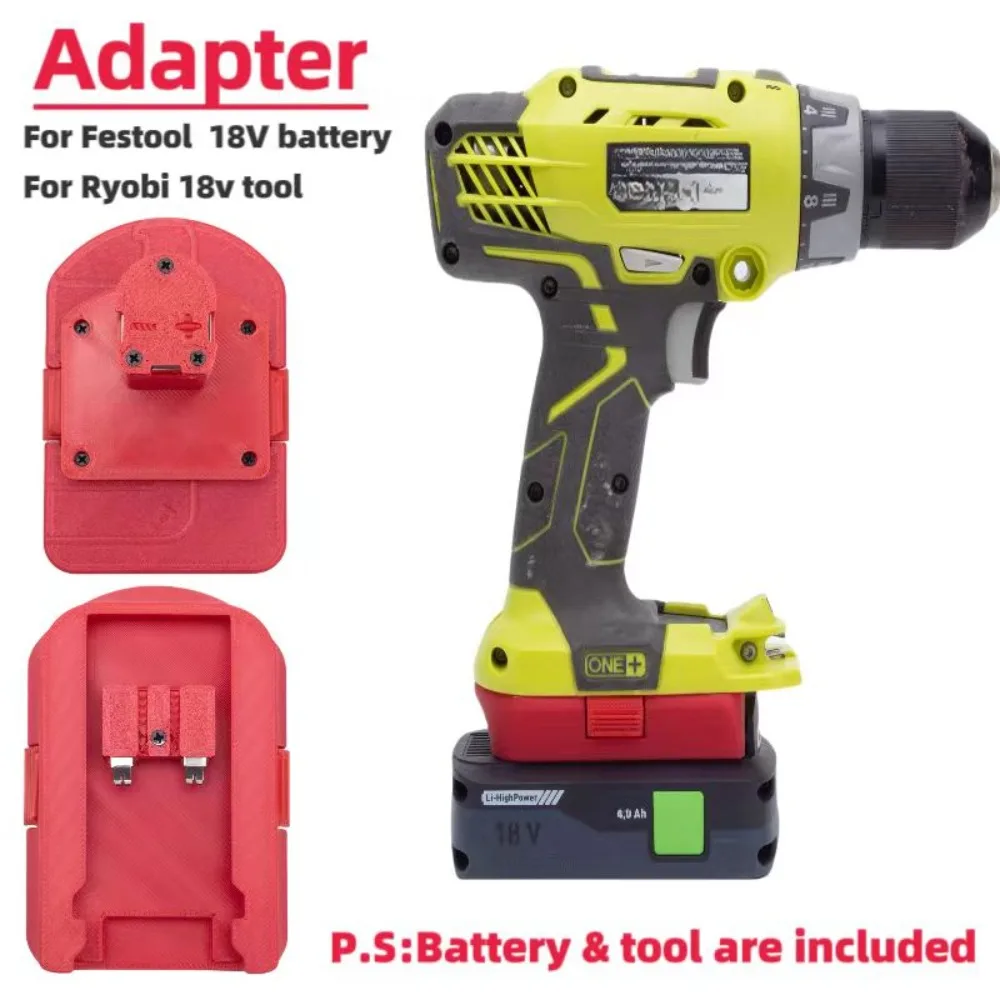 

Battery Adapter Converter for Festool 18v Lithium Adapter compatible To Ryobi 18v Tools Converter(Not include tools and batter