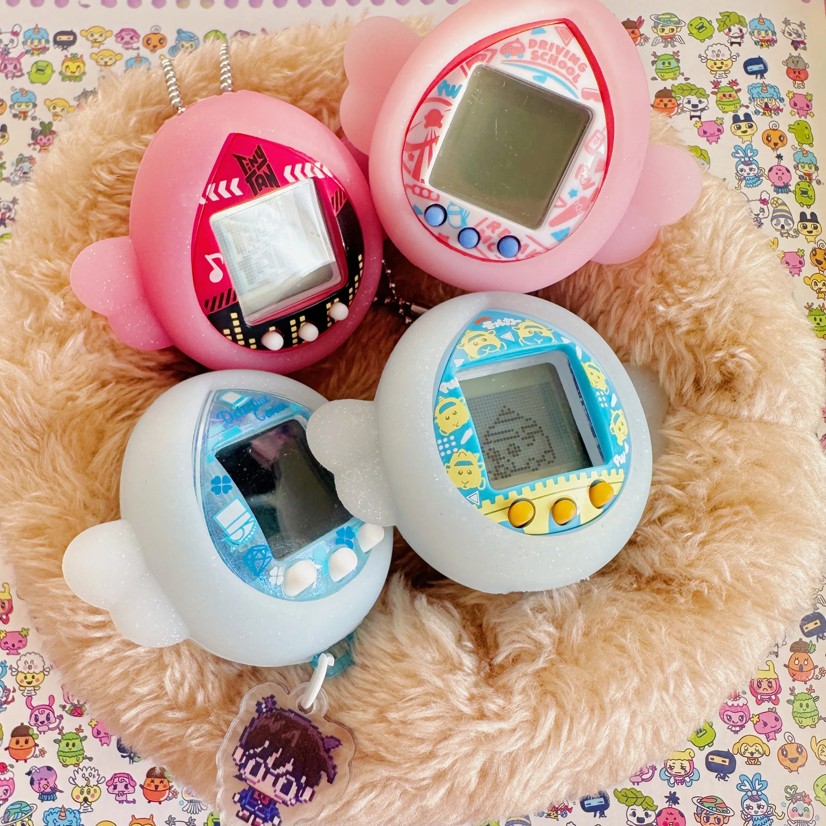 

Tamagotchi Nano Electronic Pet милый защитный чехол с кошачьими ушками силиконовый защитный чехол мягкий чехол против падения