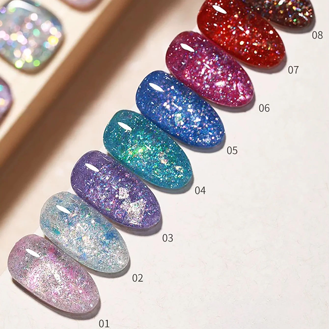 1pcs SHAKA Summer Autumn Ocean Star Brown Red Blue Gel Nail Polish 2025 New Super Flash Halloween Versatile Nail Gel