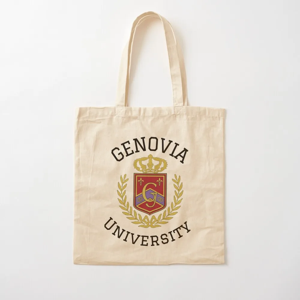 Genovia University Tote Bag hand bag ladies tote bag custom personalized tote canvas shopping