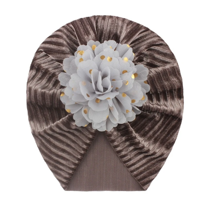 Baby Headwraps Beanie Bequeme Pleuche Mütze Warme modische Mütze für Baby