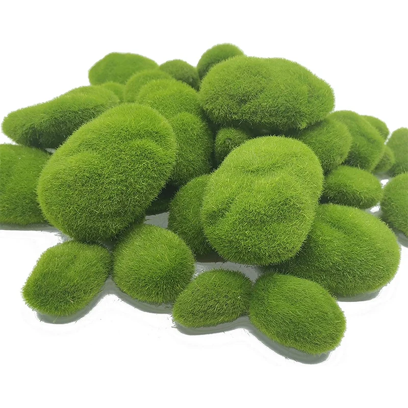 4 kinds Prop Foam Moss Stone Artificial Plant Landscape Shop Window Wedding Mini Garden Decor Fake Rock Simulation DIY Office