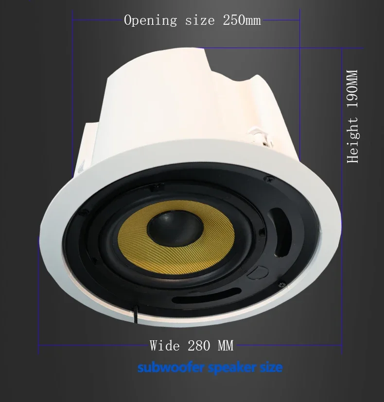 

TLF Wi-Fi Bluetooth-динамик Потолочный динамик Домашний кинотеатр 5.1 Беспроводной динамик для телевизора, используемый в гостиной/кухне/ванной комнате/спальне