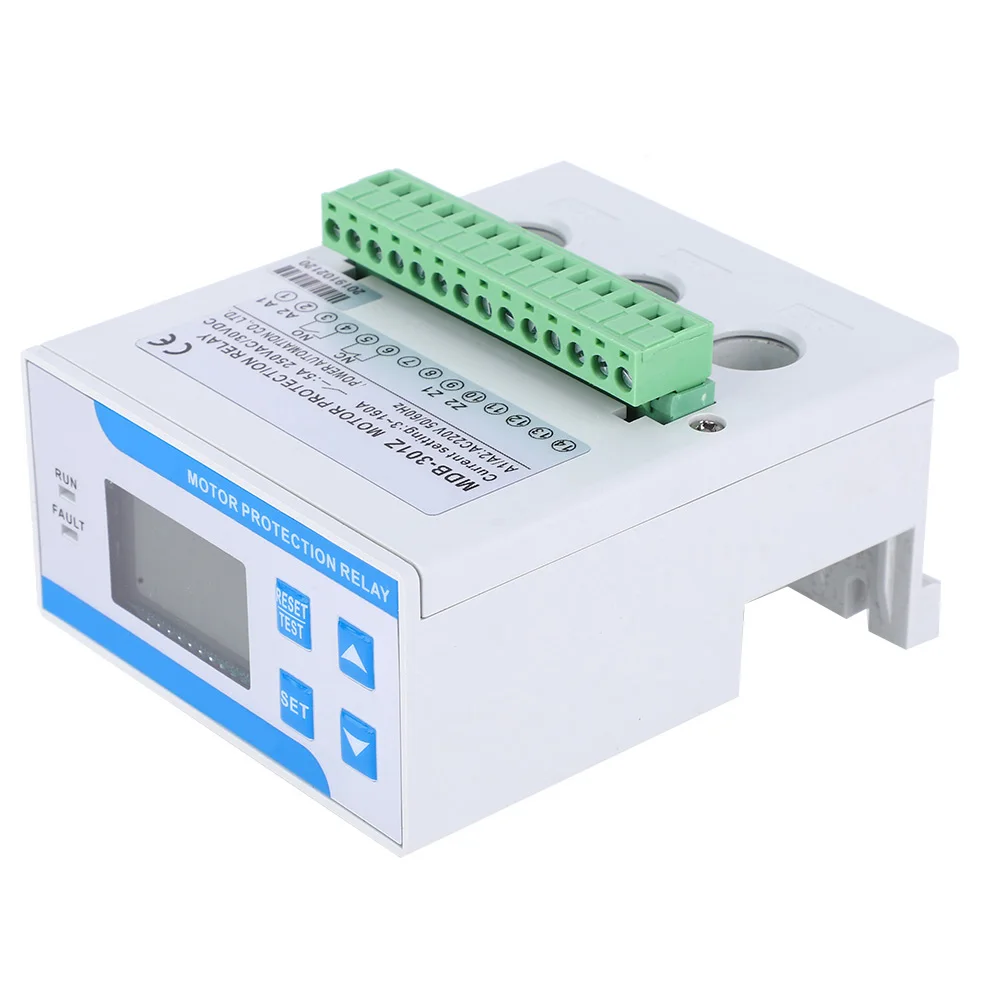 AC220V 3-160A حامي المحرك المتكامل 3-Phase الرقمية الزائدة الحالية المرحلة فشل الزائد/تحت الحماية #2