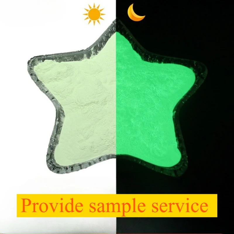 Long Lasting Water Oil Based Glow Powder Pigment Paint Plastic Craft High Brightness Fast Light Absorption Luminescent Material