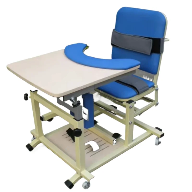 SF17 adjustable 2-in-1 sitting posture correction chair stand with table, suitable for children with cerebral palsy