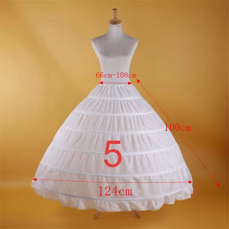 New Bridal Wedding Petticoat Underskirt Prom Hoop Crinoline Fancy Skirt Slip 11 Styles Customized - Image 16