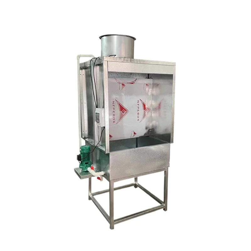 Water curtain cabinet painting table spray box spray room dust removal water circulation